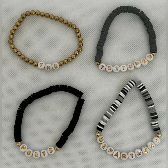 SET: Girls beaded bracelets. The Tortured Poet Department, 7 bracelets. - Picture 9 of 13